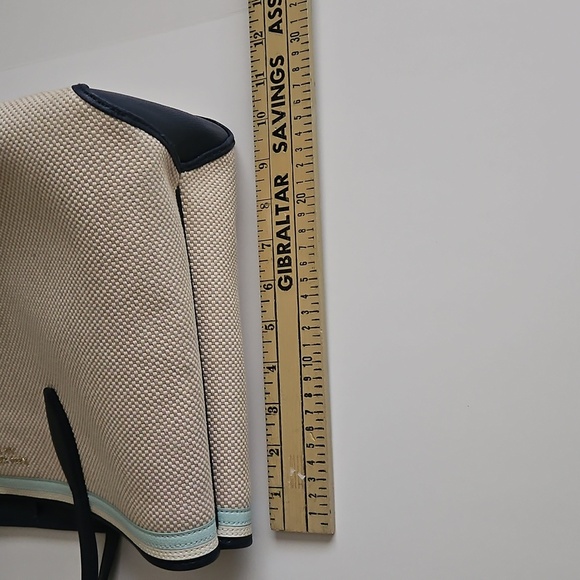 Kate Spade Tan and Navy Tote - Picture 7 of 7